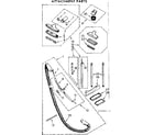 Kenmore 11625990 attachment parts diagram