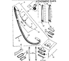 Kenmore 11625991 attachment parts diagram