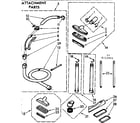 Kenmore 11625992 attachment parts diagram