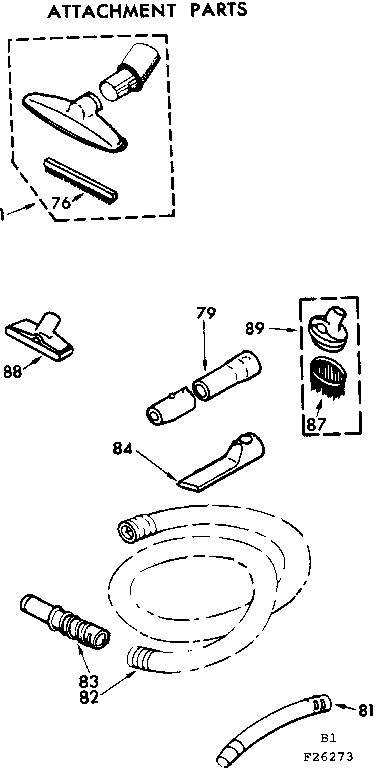 Attachment parts