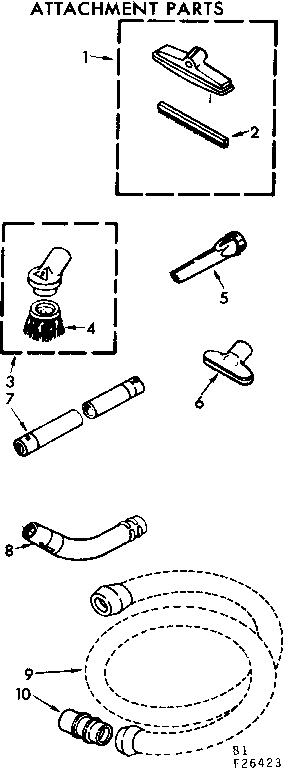 Attachment parts