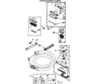 Kenmore 11626621 attachment parts diagram
