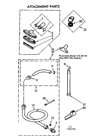 Attachment parts