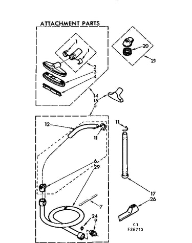 Attachment parts