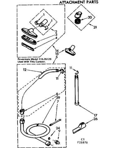 Attachment parts