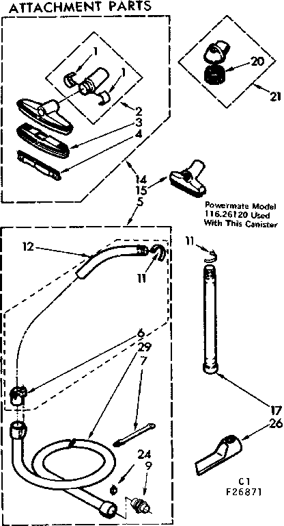 Attachment parts