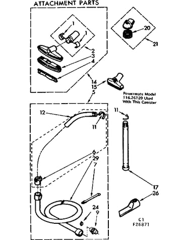 Attachment parts