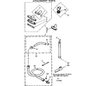 Kenmore 11626880 attachment parts diagram
