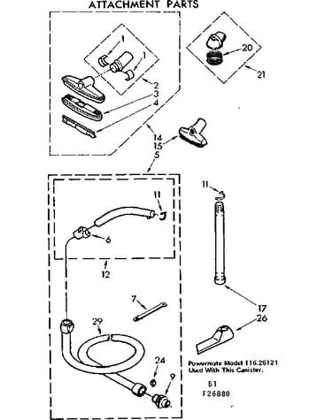 Attachment parts