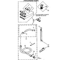 Kenmore 11626891 attachment parts diagram