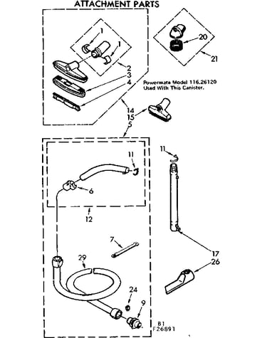 Attachment parts