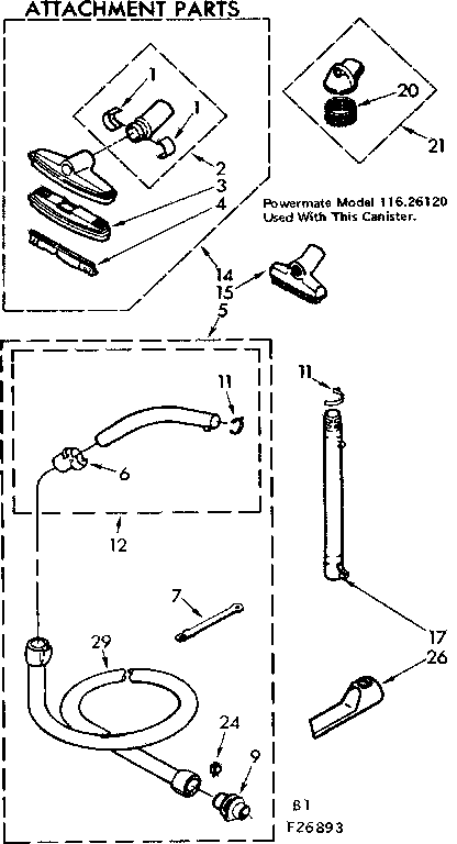 Attachment parts