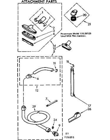 Attachment parts