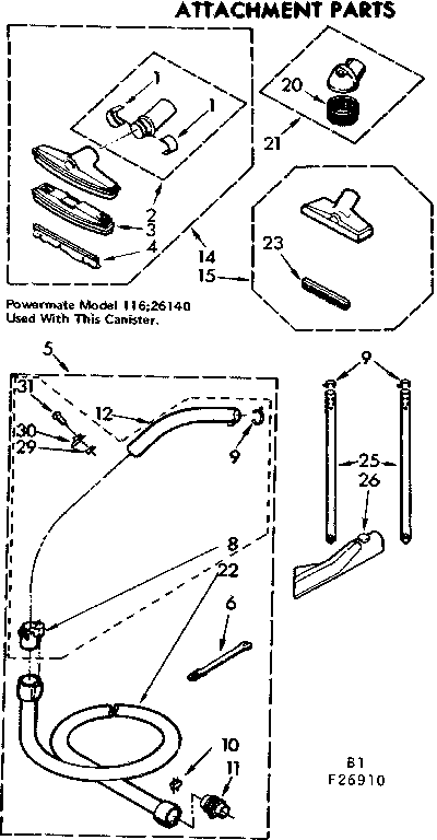 Attachment parts