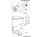 Kenmore 11626911 attachment parts diagram