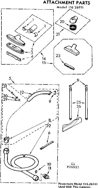 Attachment parts