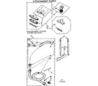 Kenmore 11626930 attachment parts diagram