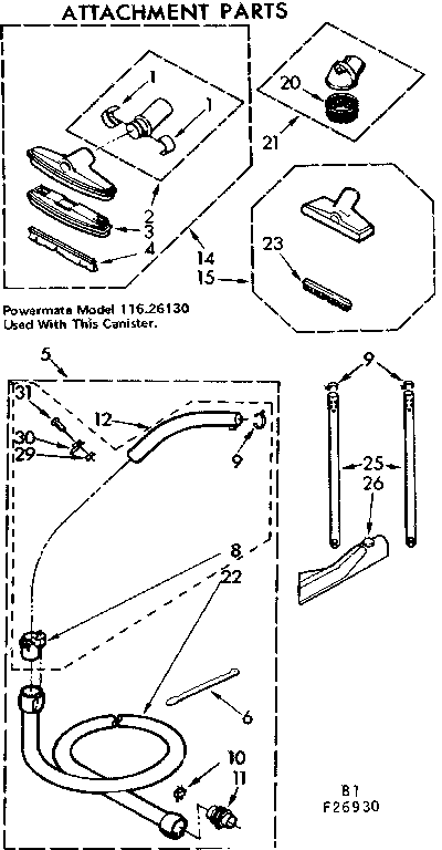 Attachment parts