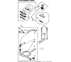 Kenmore 11626931 attachment parts diagram