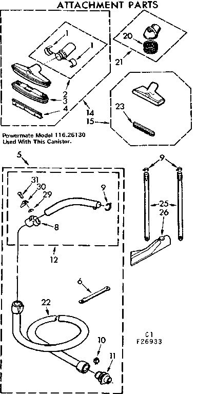 Attachment parts