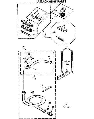 Attachment parts