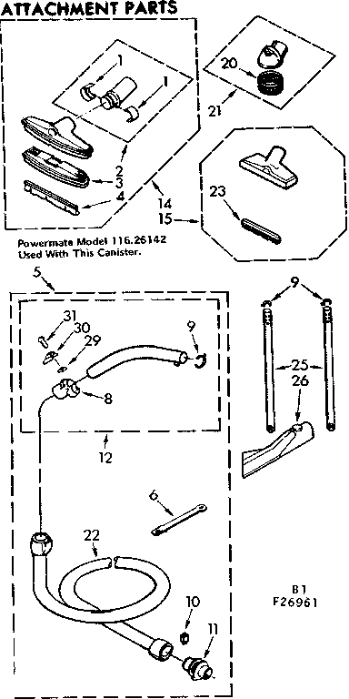 Attachment parts