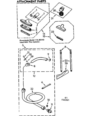 Attachment parts