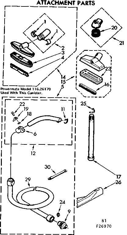 Attachment parts