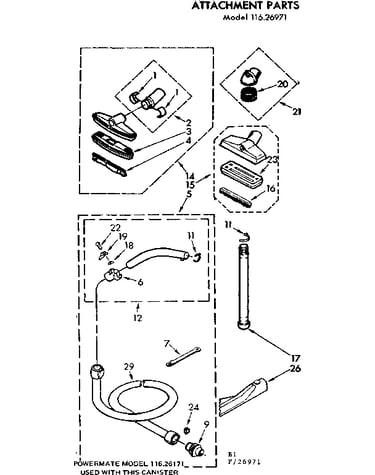 Attachment parts