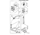 Kenmore 11626990 attachment parts diagram