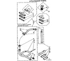 Kenmore 11626993 attachment parts diagram