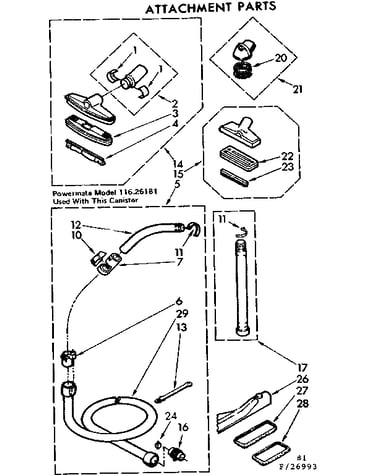 Attachment parts