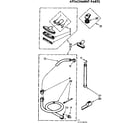 Kenmore 11627870 attachment parts diagram