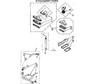 Kenmore 11627990 attachment parts diagram