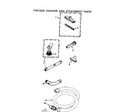 Kenmore 11628271 attachment parts diagram
