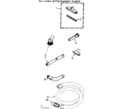 Kenmore 11628400 attachment parts diagram