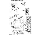 Kenmore 11628600 attachment parts diagram