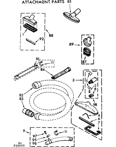 Attachment parts