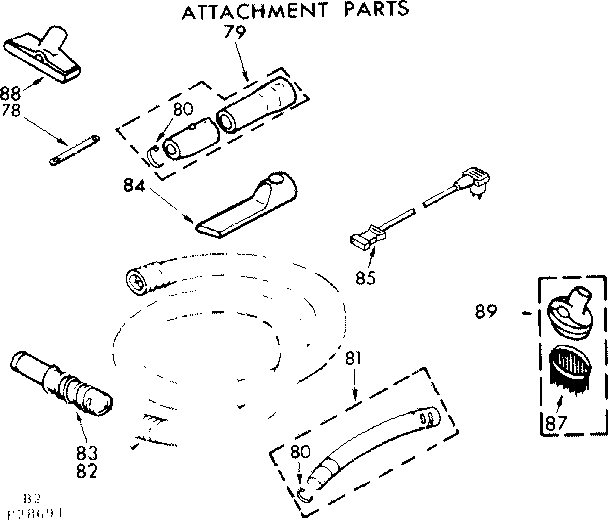 Attachment parts