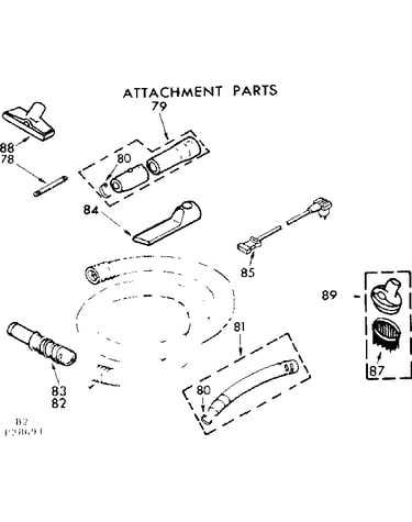 Attachment parts