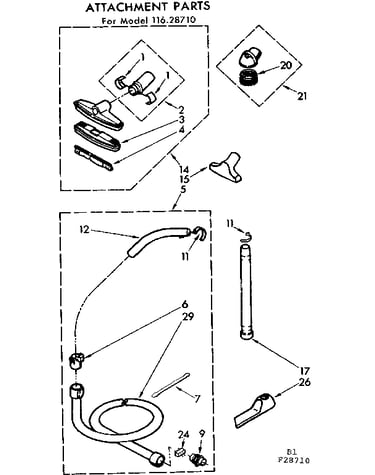 Attachment parts