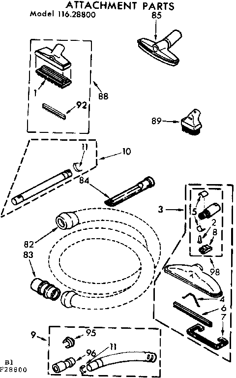 Attachment parts