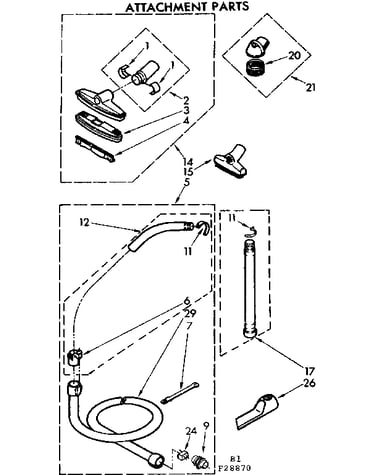 Attachment parts
