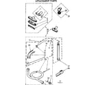 Kenmore 11628871 attachment parts diagram