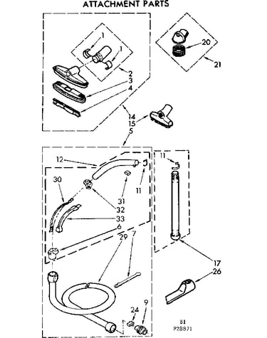 Attachment parts