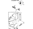 Kenmore 11628872 attachment parts diagram