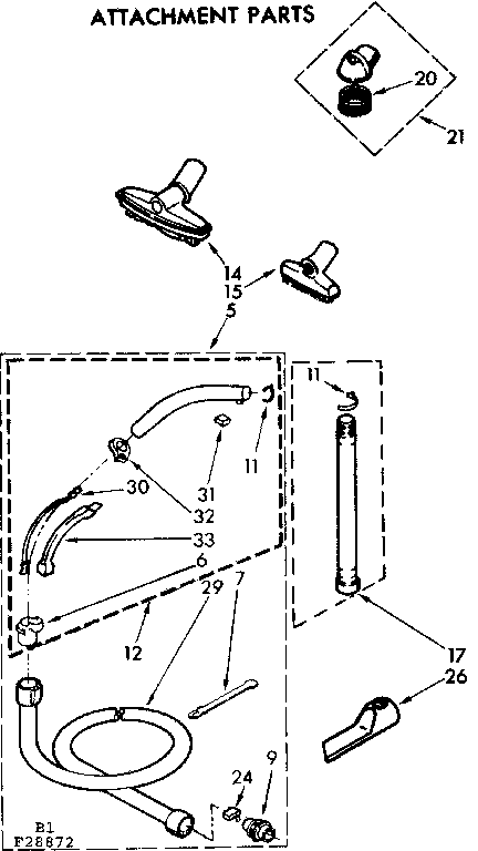 Attachment parts