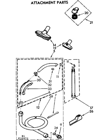 Attachment parts
