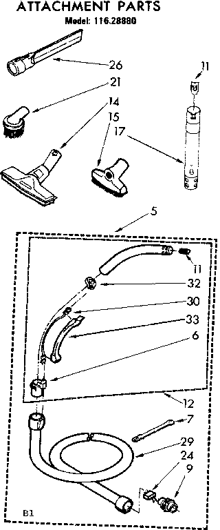 Attachment parts
