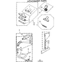 Kenmore 11628910 attachment parts diagram